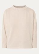 OPUS Top met opstaande kraag en print