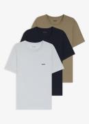 BOSS T-shirt van katoen in 3-pack