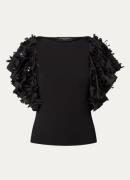 Bruuns Bazaar SculusBBVinja top met pailletten en applicatie