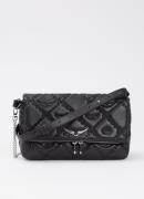 Zadig&Voltaire Rock II schoudertas van lamsleer met quilt patroon