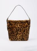 Zadig&Voltaire Jane shopper met panterprint en afneembare schouderriem