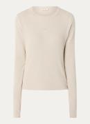 OLAF Longsleeve met ribstructuur en logo