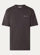 OLAF Crafted Face T-shirt met logo en backprint