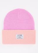 Lil' Boo Hygge ribgebreide muts met logo