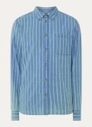 Les Deux Kash regular fit overhemd met streepprint en borstzak