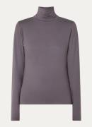 Ninepine Top van jersey met col