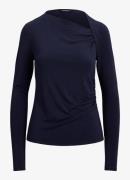 Ralph Lauren Top in lyocellblend met asymmetrische hals
