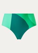 Seafolly High waisted bikinislip met print