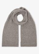 Reiss Swingly ribgebreide sjaal in wolblend