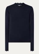 Fifth House Larter top met geschulpte zoom