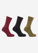 Ralph Lauren Sokken met logoborduring in 3-pack