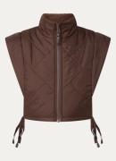 ba&sh Hera gewatteerde kraag met teddy voering