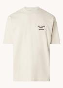 Drôle de Monsieur T-shirt met front- en backprint