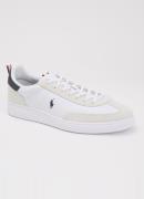 Ralph Lauren Bedford sneaker van leer met details van suède