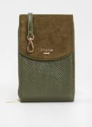 Dune London Sunrise crossbodytas met suède detail en afneembare schoud...