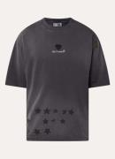 Aape T-shirt met logo- en backprint