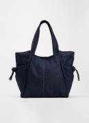 Becksöndergaard Laurel schoudertas van denim met strikdetail