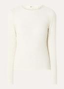 Levi's Anika semi-transparante top met opengewerkt dessin