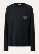 Acne Studios Longsleeve met borstzak en logo