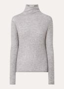 Neo Noir Teddu top in wolblend met col