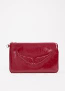 Zadig&Voltaire Angel clutch van leer met logo