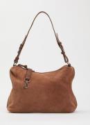 Becksöndergaard Ginni schoudertas van suède met afneembare schouderrie...