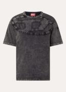 Diesel T-Box-Den T-shirt met borduring