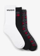 HUGO Sokken met logo in 3-pack