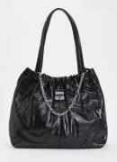 Marc Jacobs The Cristina schoudertas van leer met crocostructuur