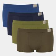 Set van 4 boxershorts Go natural in katoen