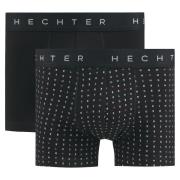 Set van 2 boxershorts, 1 effen + 1 bedrukt