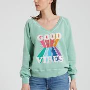 Sweater met V-hals SHIVA VIBES