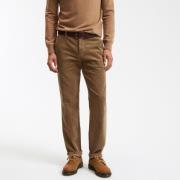 Chino broek in fluweel, regular