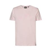 Effen T-shirt met ronde hals