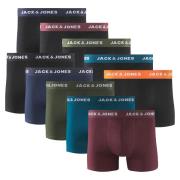 Set van 10 boxershorts, kleur effen zwart