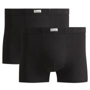 Set van 2 effen boxershorts in viscose van bamboevezels