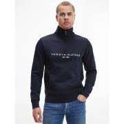 Sweater met opstaande kraag en rits, Tommy Logo