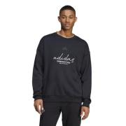 Sweater met ronde hals en dubbel logo