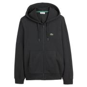 Zip-up hoodie in katoen