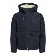 Donsjas met kap, voering fleece