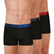 Set van 3 effen boxershorts in microvezel