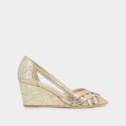 Leren pumps met sleehak Deyan