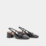 Leren slingback pumps Dario gemaakt in Europa