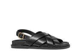 Platte leren sandalen Adelash