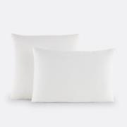 Kussensloop in katoensatijn, Opale