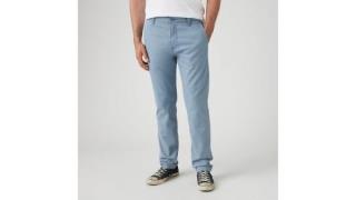 Broek van katoen en linnen XX Chino STD II