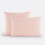 Katoenen kussensloop, Soizic koraal