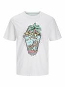 T-shirt met print van een skelet