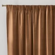 Gordijn in fluweel met aangerimpeld biesje, Velvet