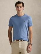 Recht T-shirt met ronde hals in interlock